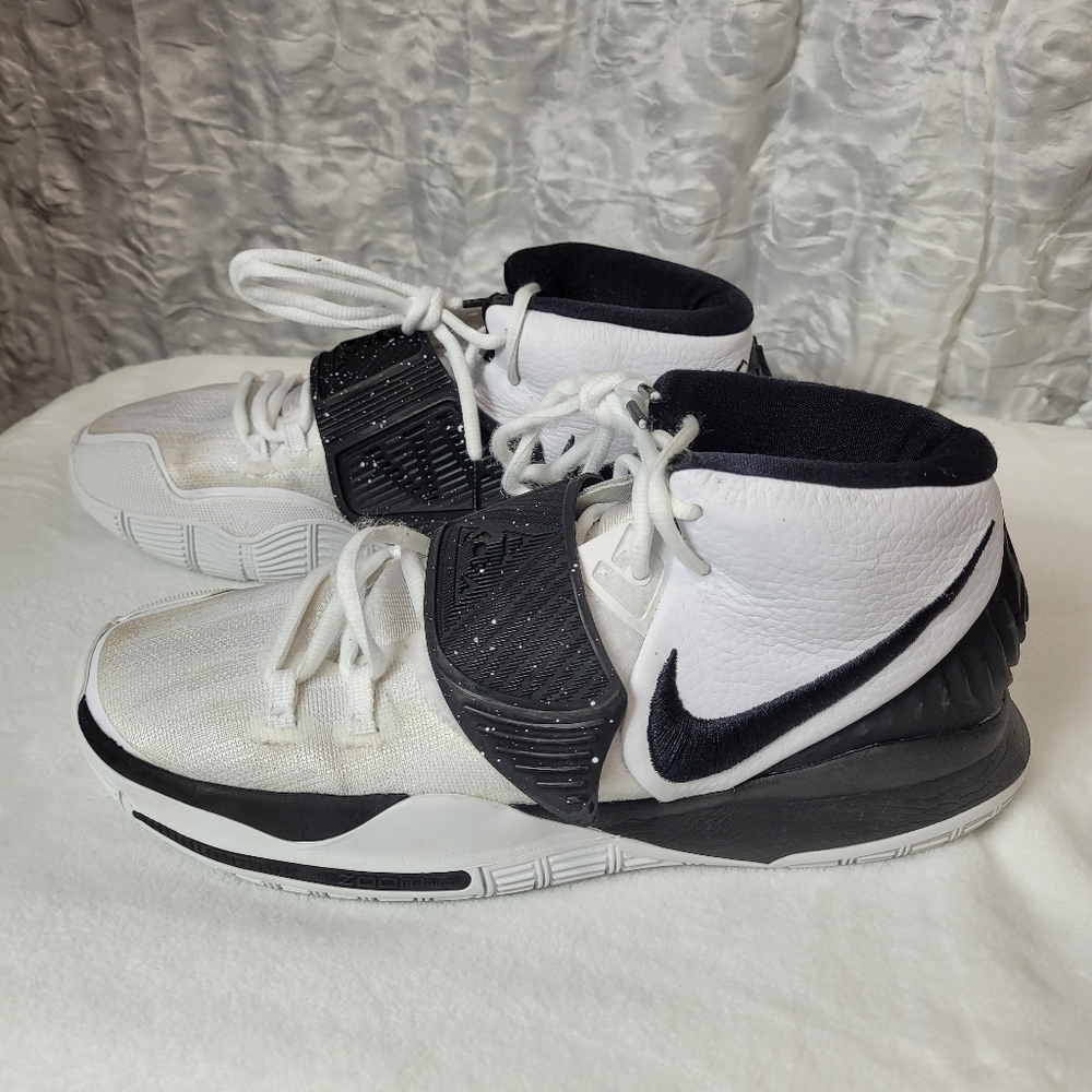 Nike Kyrie 6 TB White Black Oreo Cement Brooklyn Nets Mens Shoes 10.5 CK5869101